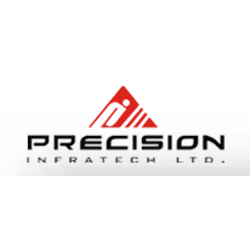 Precision Infratech Bavla Ahmedabad. logo